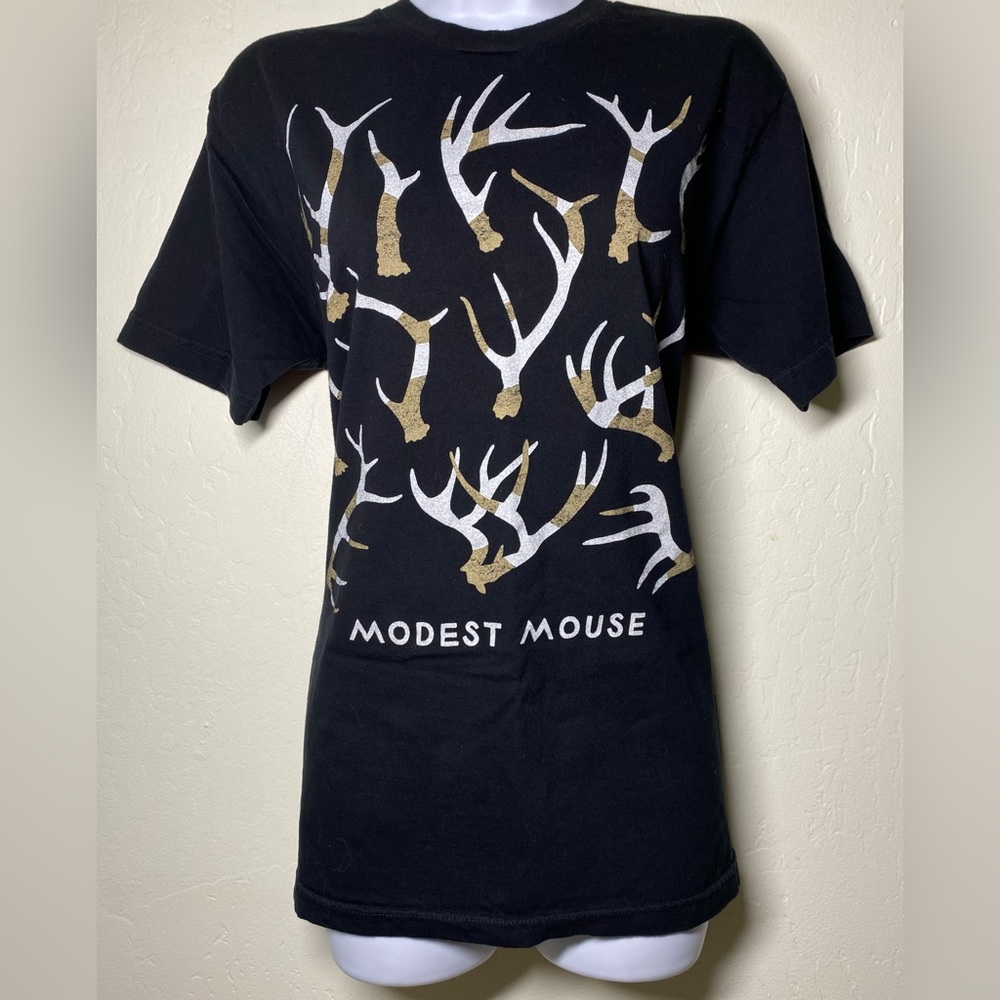 Modest Mouse Band T-Shirt | Medium | Elk Antler Design